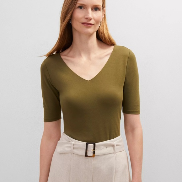 Ann Taylor Tops - NWT Ann Taylor Wide V-Neck Top